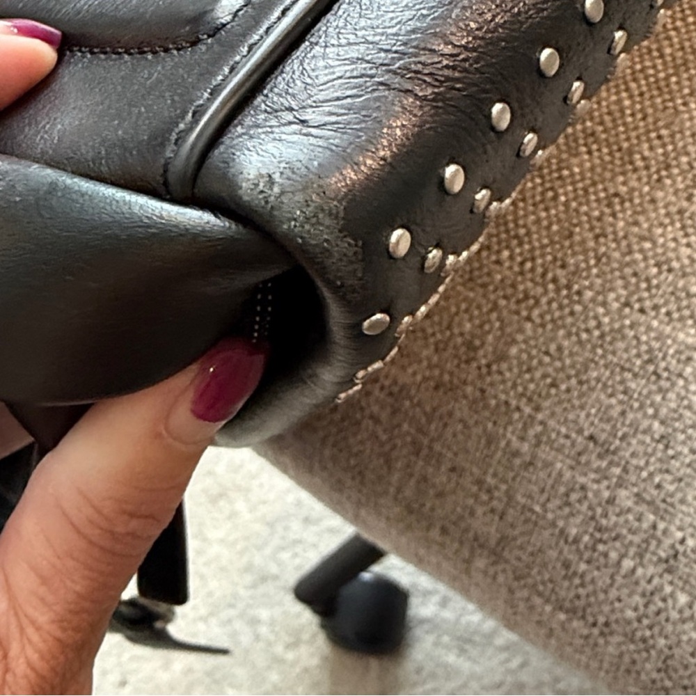Marc by Marc Jacobs Workwear Elegant Black Studded Shoulder hobo Bag leather - Picture 14 of 15